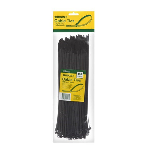 Tridon Cable Tie Black 300mm x 5mm