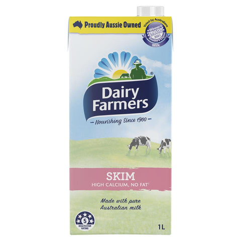 Dairy Farmers UHT Skim Milk 1 Litre