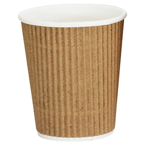 Vee Insulated Cup 237ml/8oz Brown